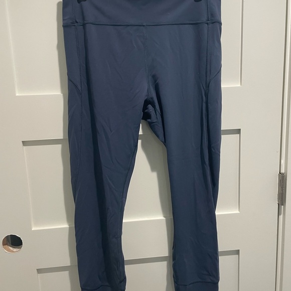 LULULEMON Navy Blue Leggings - Picture 1 of 9